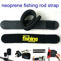 Sangles de pêche en néoprène pour attache à crochet pour sangles de support de canne à pêche