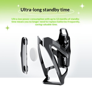 Portaborraccia per Bicicletta con Localizzatore Integrato, Supporto per Bottiglia d'Acqua con GPS, Portaborraccia Antifurto per Bici - Product Image 2