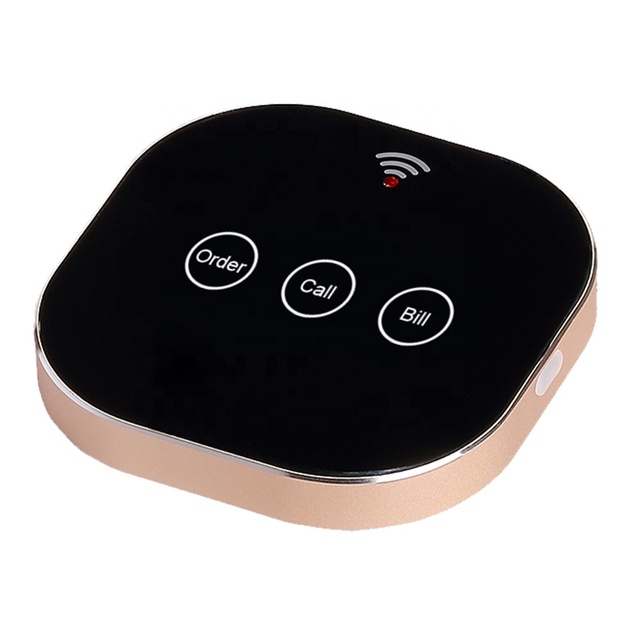 Wireless Table Metal Frame Calling Button Guest Call Waiter Service System for Restaurant or Hotel or Bar