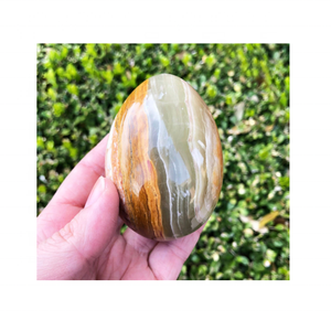 Piedra de ónice Natural paquistaní tallada, calidad superior, huevo - Product Image 5