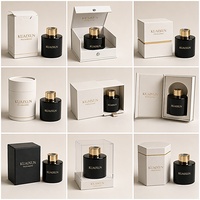 Flacon de parfum en verre noir de luxe de 120 ml, flacon d'huile aromatique avec bouchon en métal, logo personnalisé, étiquette privée