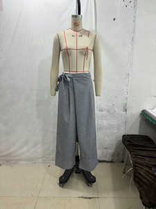 SHENZHU European <strong>and</strong> American Women's Clothing 26 New Style Mid-Waist Straight Leg <strong>Trousers</strong> with Bow Decoration 1904033 2704033 - Product Image 3