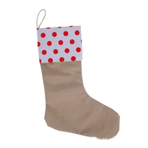 Noel DIY çorap büyük çuval bezi sıcak satış yüksek kalite moda madde yeni yıl noel stok