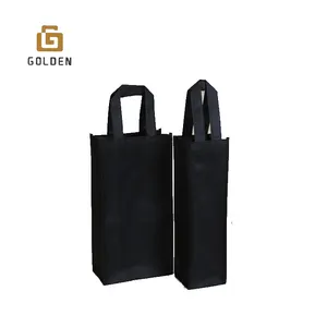 Golden Supplier 2024 Promotional Gift Bag Eco-friendly Reusable Non Woven Wine Bags Carry Reusable Cotton Wine Bag