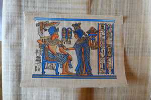 Yadawee Scarab Papyrus Painting Customized <b>Pattern</b> & Shape <b>Paper</b> Wall Art for Home Office Wedding Decoration & Gift Bulk Export - Product Image 6