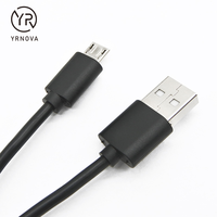 Cable Micro USB reversible largo para Android para Samsung para Galaxy S7 S6 Edge Chaqueta de nailon para carga de cámara