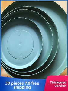 Bandeja Redonda y Gruesa para Macetas con Borde para Flores y Bandeja Recolectora <span class=keywords><strong>de</strong></span> Agua para Plantas Verdes - Product Image 2
