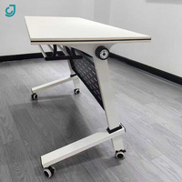 Meubles de bureau modernes XYJ, table de conférence pliable, poste de travail pour deux personnes, table de formation simple, bureau de formation informatique pour salle de réunion