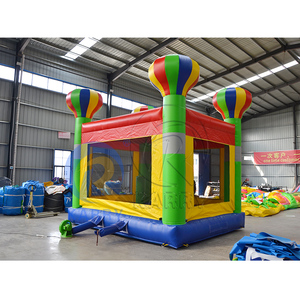 Château gonflable pour enfants en forme de montgolfière arc-en-ciel, château gonflable pour fête, château gonflable extérieur commercial - Product Image 4