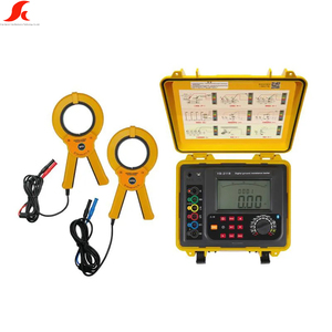 Essential SYD-2110 Electrical Resistance Tester Waterproof Double <b>Clamp</b> Ground Meter Test Tool LCD 0-3000 Earth Resistance - Product Image 1