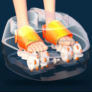 Venta al por mayor masaje de pies vibratorio con calefacción Shiatsu personalizado Spa de pies 220V masajeador de baño de pies plegable - Product Image 2