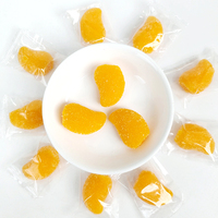 Groothandelsprijs Zoet Fruit Smaak Mango Vormige Gelei Candy Gummy Kubussen Snoep Snacks