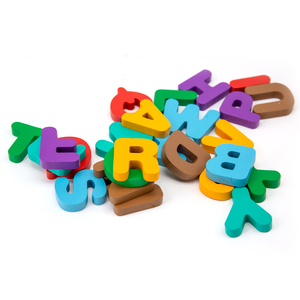 Puzzle in Legno con Alfabeto Wincent, Gioco Educativo con Lettere ABC a Tema Animali della Fattoria, Metodo Montessori per l'Educazione Precoce, Regalo per Bambini in Età Prescolare - Product Image 3