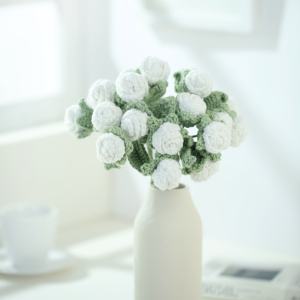 <span class=keywords><strong>Flores</strong></span> <span class=keywords><strong>de</strong></span> <span class=keywords><strong>hilo</strong></span> <span class=keywords><strong>de</strong></span> <span class=keywords><strong>lana</strong></span> tejidas a mano <span class=keywords><strong>Flores</strong></span> rosas <span class=keywords><strong>de</strong></span> ganchillo artificiales para ramo <span class=keywords><strong>de</strong></span> bricolaje - Product Image 1