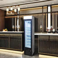 Meisda Offre Spéciale SD105B porte en verre vertical crème glacée affichage des aliments surgelés congélateur commercial pour supermarché