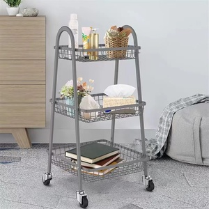 Nhà bếp kim loại lưu trữ Kệ nhiều lớp tổ chức Lưu trữ thực tế chủ sở hữu & kệ - Product Image 2