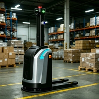 Chariot élévateur AGV autonome ZSA-CBD16 de 1,6 tonne, robot transpalette électrique intelligent AMR, navigation multivoies, longueur de fourche de 1220 mm, 6-8H