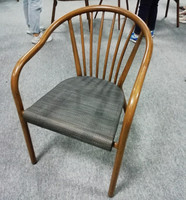 Chaise basse en Bambou, De luxe, moderne, De qualité supérieure, style rétro, idéal pour un Restaurant, 1 unité