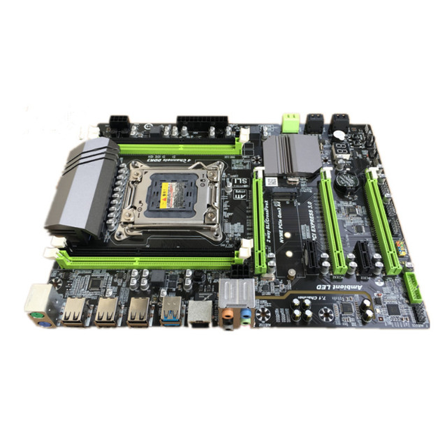 New X79 Motherboard LGA2011PIN Support Server ECC Memory E5-2680CPU Package