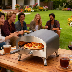 Lò nướng bánh <span class=keywords><strong>Pizza</strong></span> vườn nhà bếp thép không gỉ xách tay nhỏ Lò nướng bánh <span class=keywords><strong>pizza</strong></span> - Product Image 6