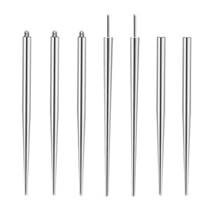 G23 Titanium Body Piercings Tool Insertion <strong>Pin</strong> Taper for Threadless Jewelry Nostril Piercing Taper Push in Earrings 20g/18g/16G - Product Image 3