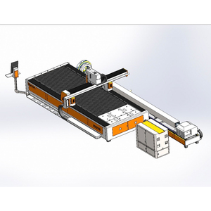Mesin pemotong Laser serat karbon, pipa lembaran logam baja karbon 3000x1500mm - Product Image 1