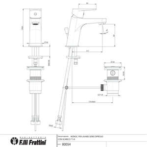 Mezclador De Lavabo Espresso Con Piletta - Fratelli Frattini - Product Image 2