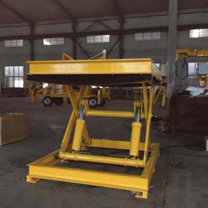 फिक्स्ड कैंची-प्रकार हाइड्रोलिक लिफ्टिंग प्लेटफॉर्म, हाइड्रोलिक कार्गो लिफ्टिंग सीढ़ी, लोडिंग और अनलोडिंग लिफ्टिंग प्लेटफॉर्म - Product Image 4