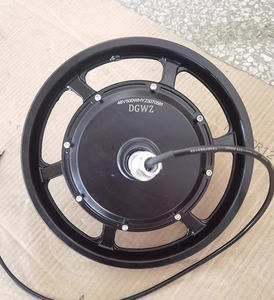 Moteur de Moyeu Arrière de Vélo Électrique Sans Balais, Sans Engrenage, à Frein à Disque, 14 Pouces, 36V 48V 350W 500W - Product Image 3