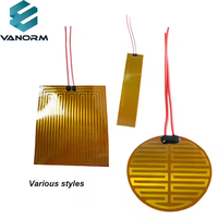 Bande chauffante en film de polyimide flexible à haute efficacité pour l'impression 3D, 3,5 V, 5 V, 12 V, 24 V, 48 V