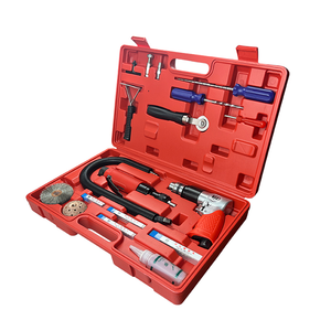 Werkseitig meist verkauftes 1-Satz-OEM-18-PCS-Werkzeugset für die Reparatur von Luftreifen mit robusten Handwerkzeugen und Schleif maschinen - Product Image 1