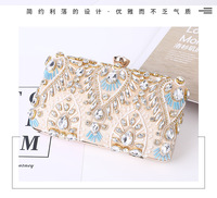 Sac de soirée de luxe à bandoulière unique, orné de strass, avec chaîne en perles de satin, fermeture à rabat, pour les fêtes et les mariées