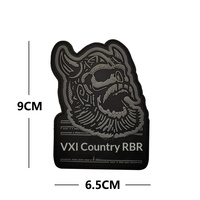 Patch en PVC souple 3D en gros, badge à fixation auto-agrippante pour vêtements tactiques, gilet en jean, patch sportif, livraison rapide