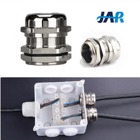 JAR PG Type IP68 Étanche Métallique Entrée de Câble Staninlees Acier 316L PG21 PG29 Presse-étoupe
