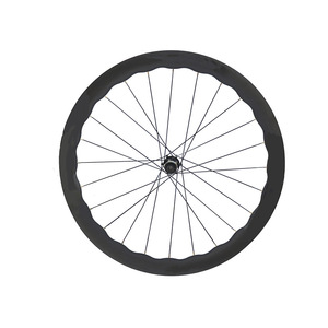 Llantas de bicicleta de carretera Hulda de fibra de carbono 700C, ligeras, tubulares, delanteras y traseras - Product Image 4