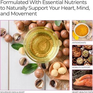 Gélules de Curcuma et Huile de Poisson de Haute Qualité OEM/ODM à Marque Privée pour Soutenir la Fonction Cérébrale et Favoriser la Santé des Articulations - Product Image 3