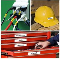 Pencetak Label Portabel Mini Phomemo E1000 Pro, Mesin Label Genggam untuk Kabel
