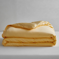 Parure de lit de luxe personnalisée en bambou bio imprimé, couettes en fibre de bambou King toutes saisons, drap plat 300TC écologique – Vente en gros