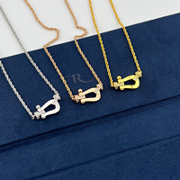 Trendproduct 2026: Hoefijzerketting voor vrouwen, luxe modejuweel, modehangers, bedels, Valentijnscadeau, sieraden