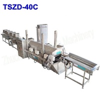 Ligne de production de fabrication de machines à frire automatiques continues certifiées CE pour les en-cas indiens Namkeen Chanachur