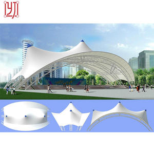 Voile d'ombrage extérieure et structure de membrane avec prix d'usine - Product Image 5