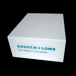 Distributeur de lentilles de contact quotidien moderne et écologique à 4 tiroirs, <span class=keywords><strong>blanc</strong></span> neige, avec logo personnalisé - Product Image 5