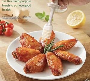 Long Handle Silicone Oil <b>Brush</b> Integrated Oil <b>Bottle</b> High Temperature Resistant Food Grade Reusable Baking - Product Image 3