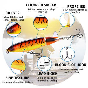 10CM 13.5G Offre Spéciale dur Leurre De Pêche Artificiel Crayon appâts de pêche avec sang fente crochet - Product Image 4