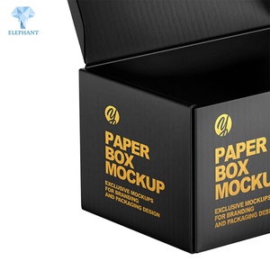 Free Design Custom Printing Cardboard Carton Bottle Packaging Black Corrugated <b>Box</b> - Product Image 6