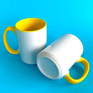 Personalizar diseño Animal Taza de cerámica de porcelana blanca búho Cup 15 Oz Taza de cerámica Paquete de caja de regalo de promoción