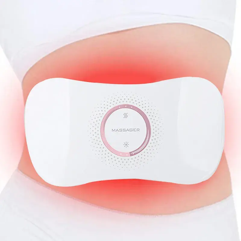 Coussin chauffant sans fil intelligent avec ceinture sanitaire de massage chauffant pour les crampes menstruelles