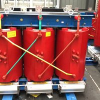 Transformateur de type sec CE/ISO9001 avec 3000 KVA, 3 phases, noyau en cuivre, tension personnalisée, livraison directe d'usine