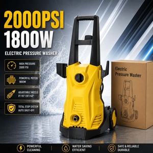 Lavadora de coches portátil de 1800W con autocebado/conexión a grifo, limpiador <span class=keywords><strong>el</strong></span>éctrico de alta presión para jardín - Product Image 1