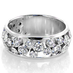 Anello da Donna F916 in Oro Bianco con Diamante Taglio Brillante Rotondo Colore G Naturale Classico Anello di Fidanzamento - Product Image 1